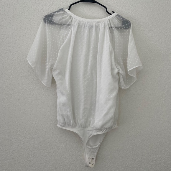 Abercrombie Seersucker Flutter Sleeve Bodysuit - Picture 6 of 6